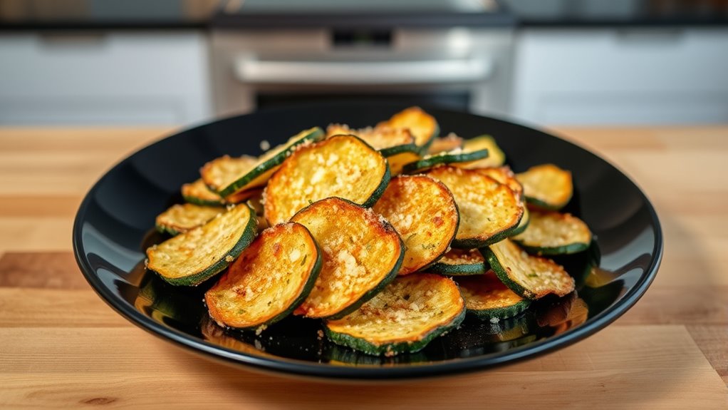 crispy parmesan zucchini chips