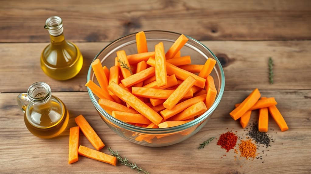 crispy sweet potato fries