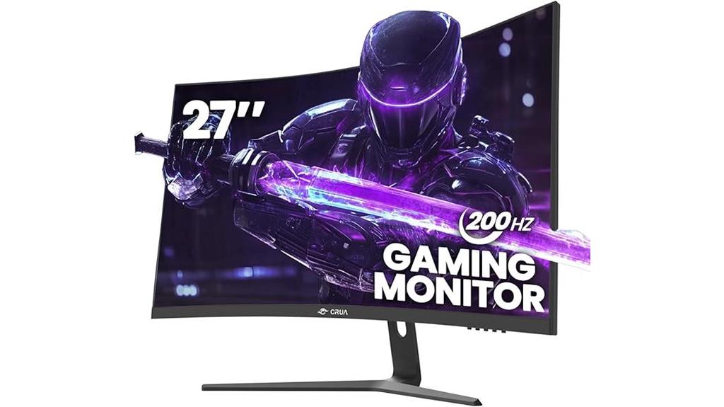 curved 180hz gaming monitor