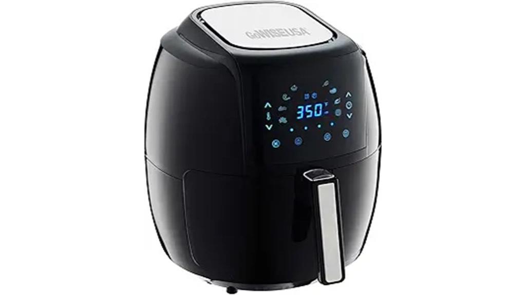digital air fryer with recipes