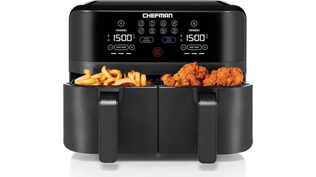 digital dual air fryer