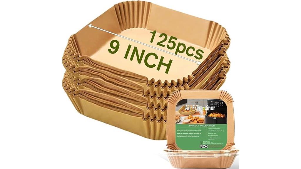 disposable square air fryer liners