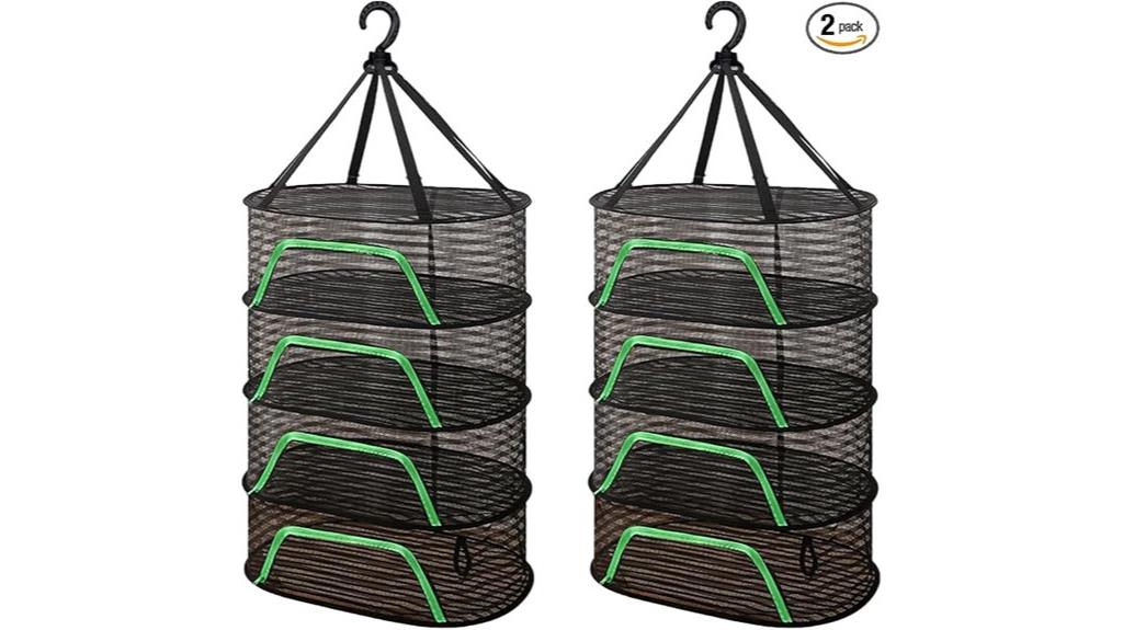 double herb drying racks