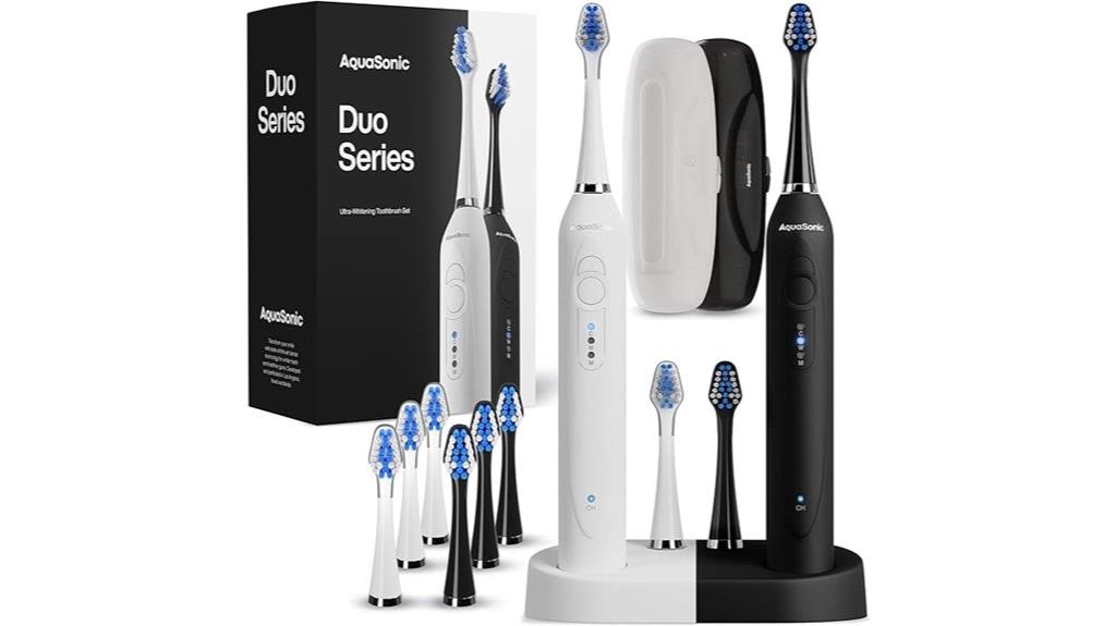 dual electric toothbrush set