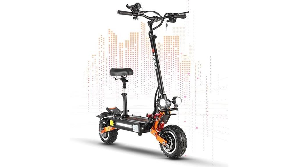 dual motor electric scooter