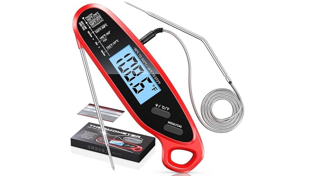 dual probe instant read thermometer