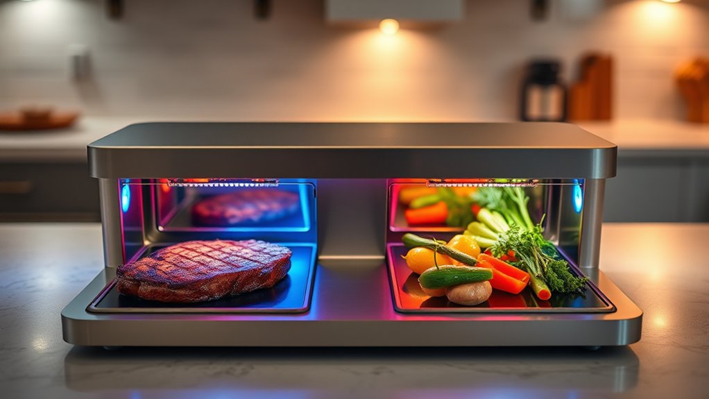 dual zone cooking techniques