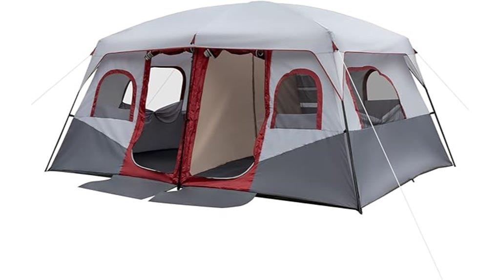 eight person camping tent