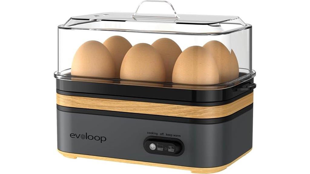 electric egg cooker with auto shut off