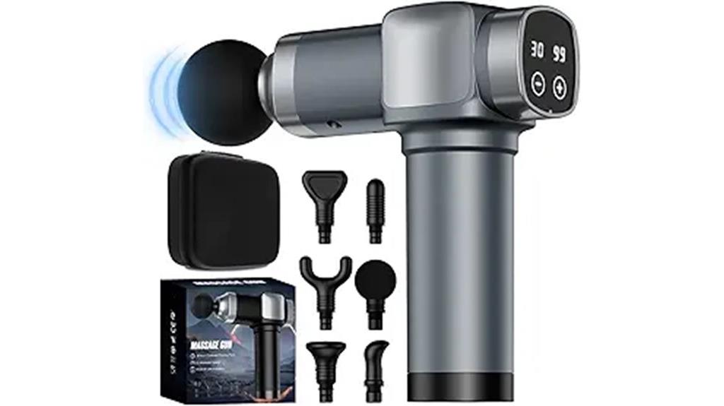 electric muscle massager with six heads