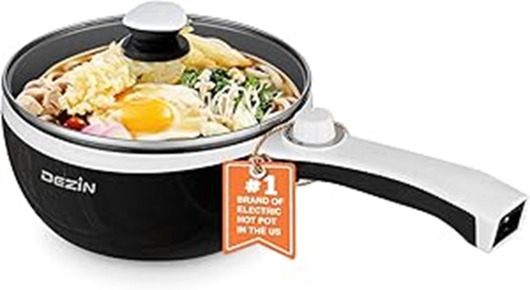 electric non stick saut pan