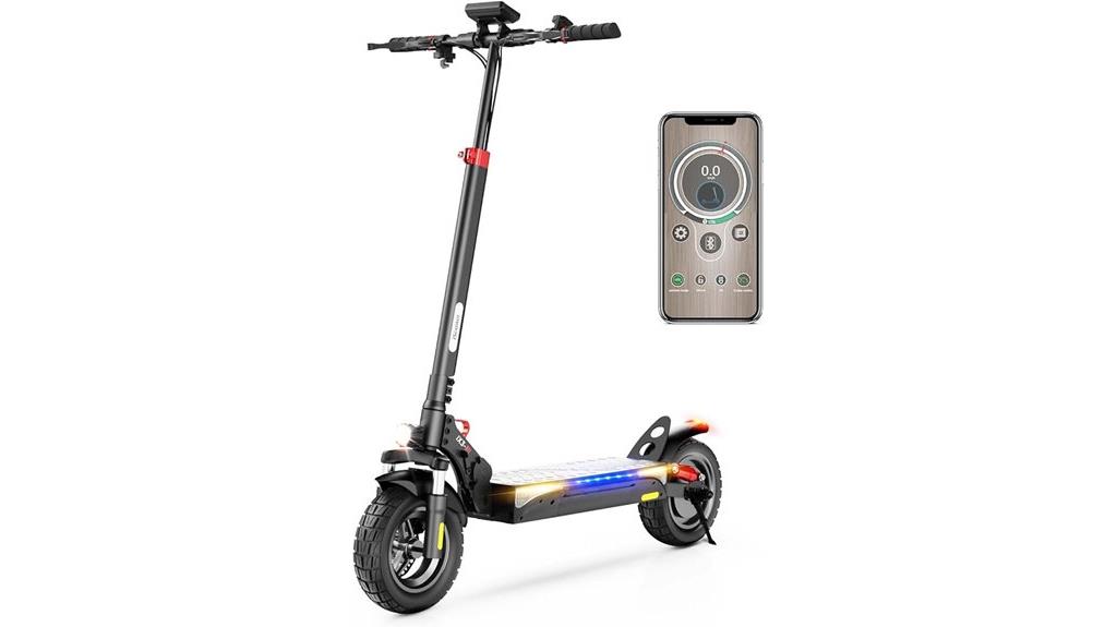 electric scooter with large tires