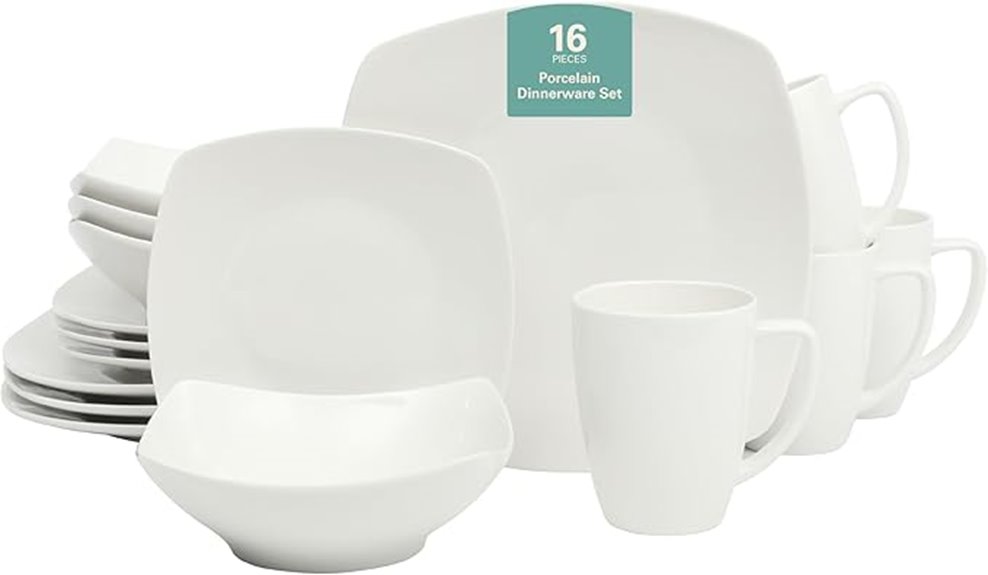 elegant 16 piece dinnerware set