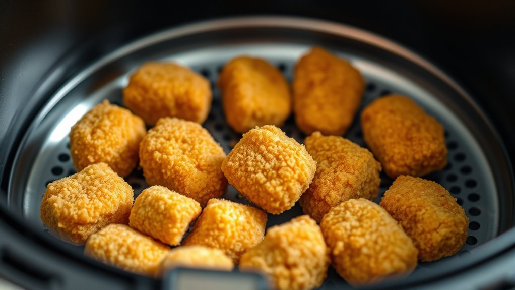 ensure even crispy coating