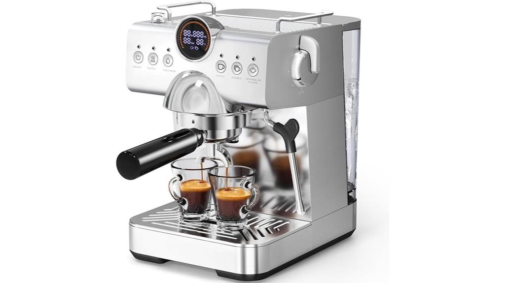 espresso milk frother led