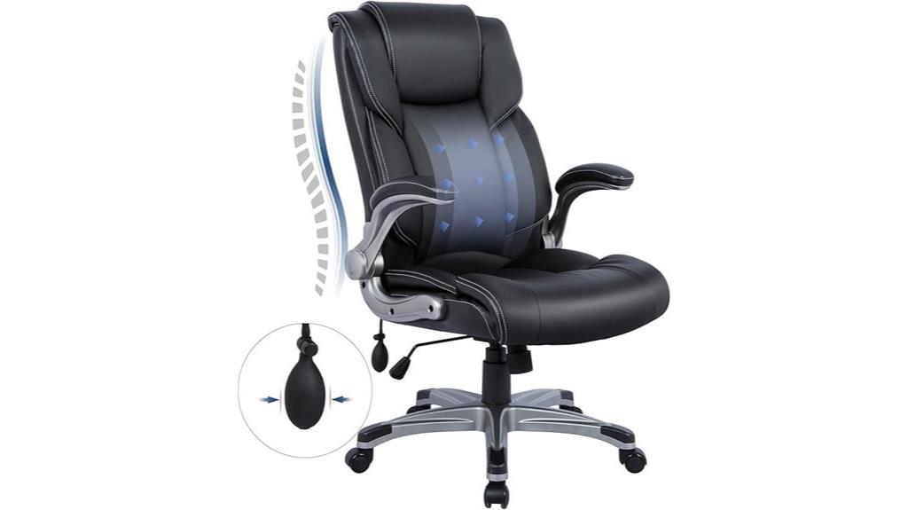 executive chair with adjustable features
