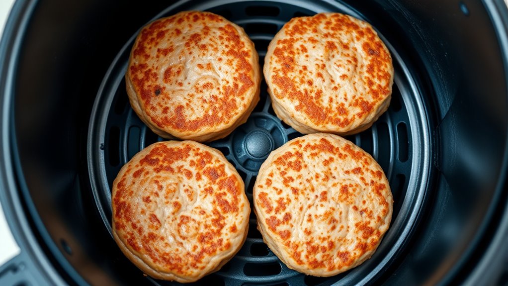 flip and cook evenly