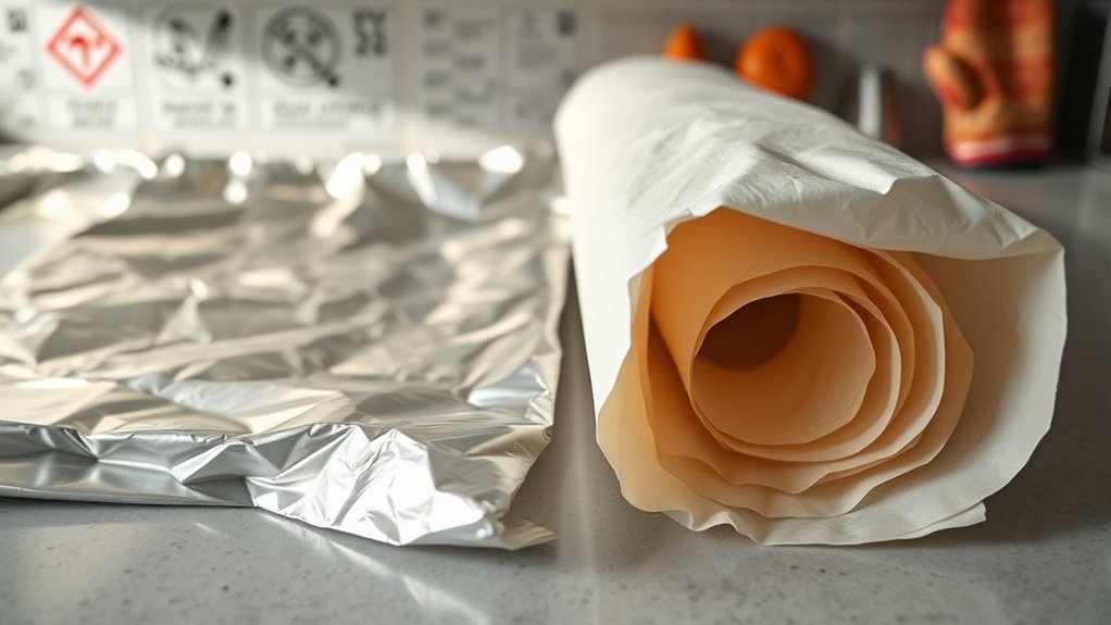 foil versus parchment safety