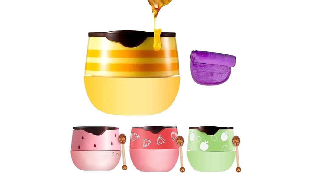 four flavored lip mask set