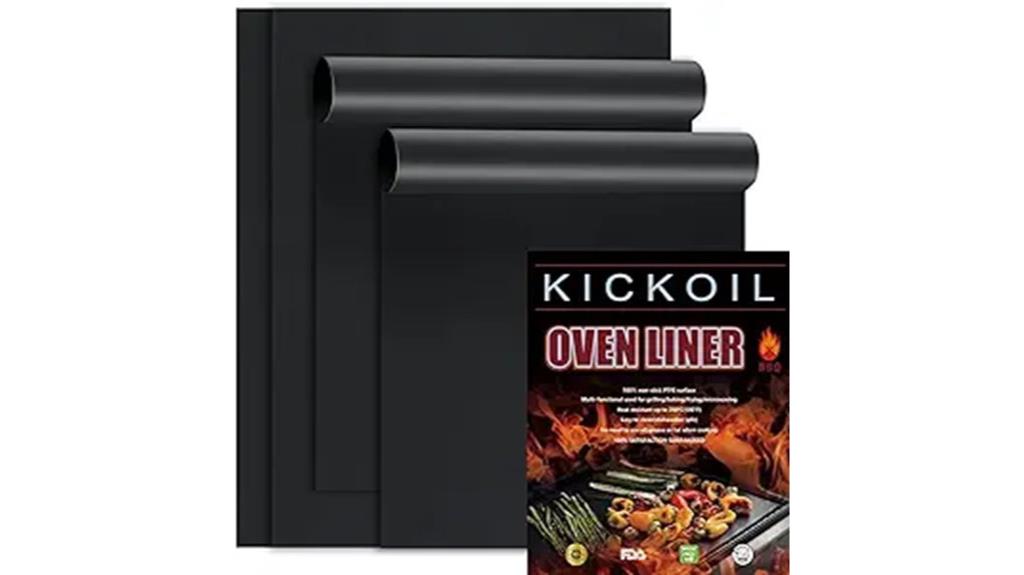four pack oven liners