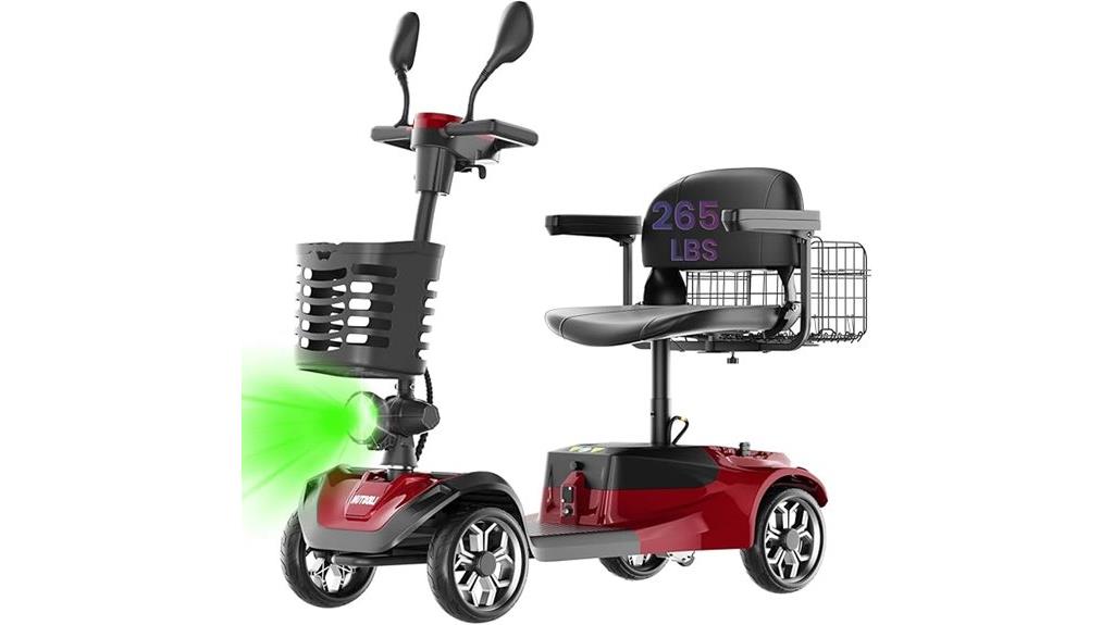 four wheel senior scooter