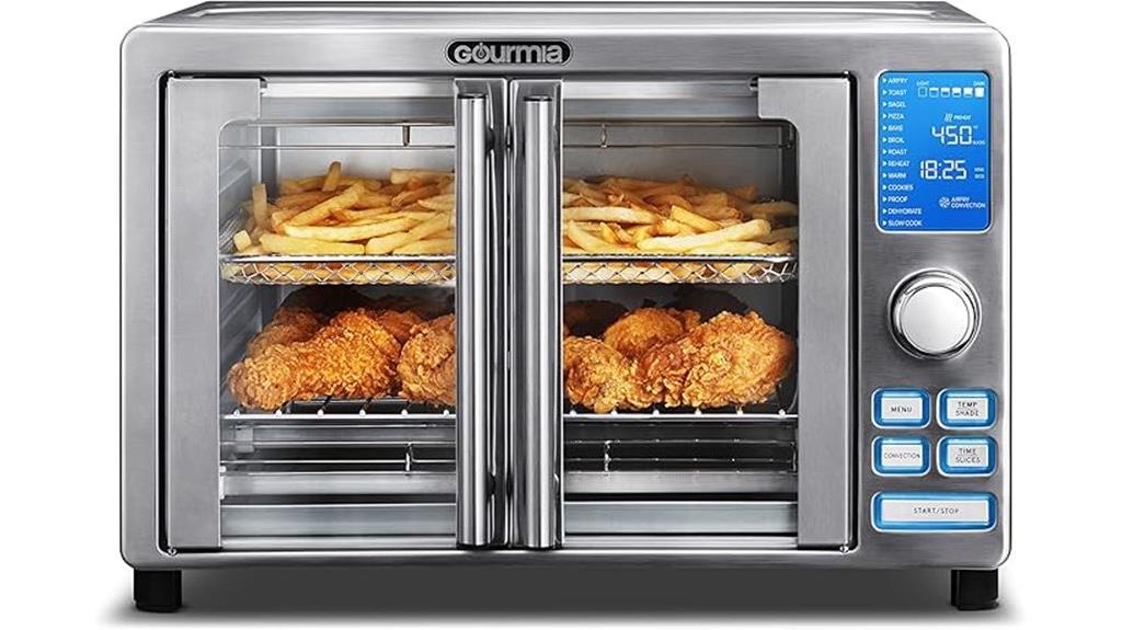 gourmia toast oven air fryer