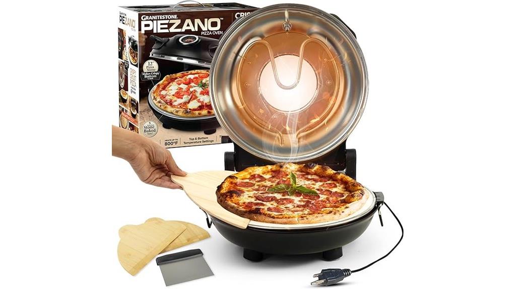 granitestone crispy pizza oven