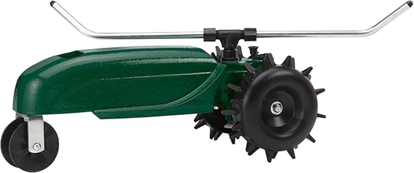 green traveling sprinkler orbit