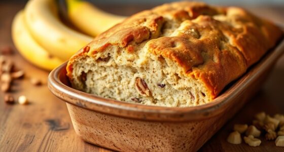 healthy air fryer banana bread