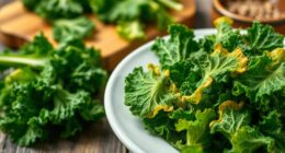healthy crispy kale chips