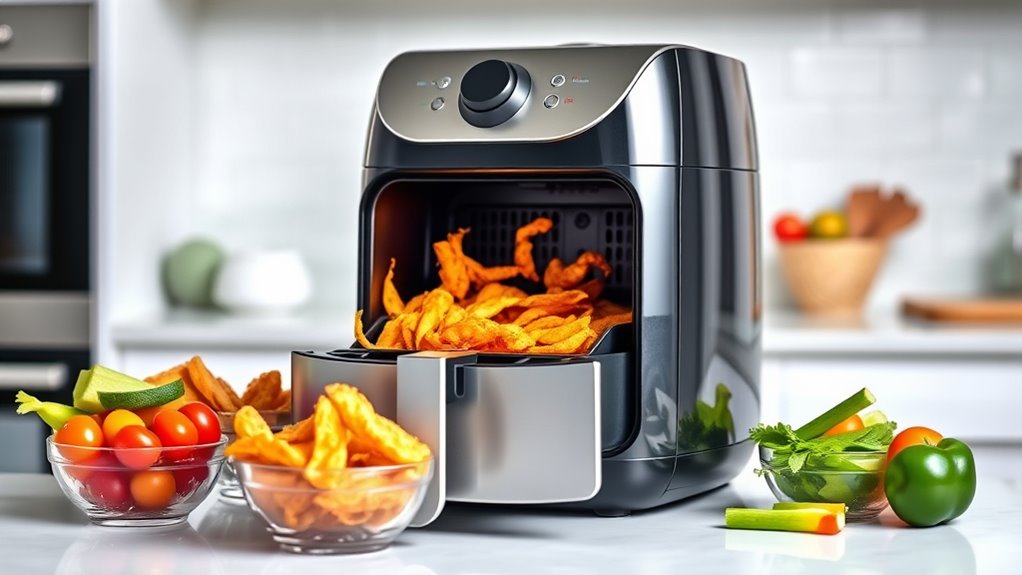 healthy crispy snack preparation