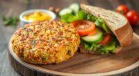 healthy crispy veggie patties