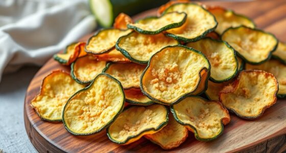 healthy crispy zucchini slices