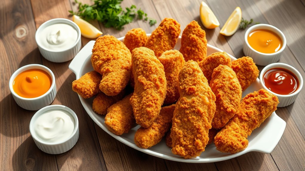 healthy quick crispy chicken