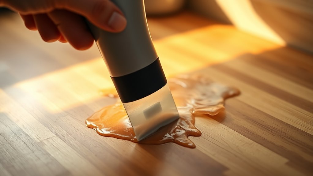 heat tools residues removal