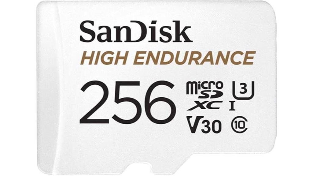 high endurance 256gb microsd