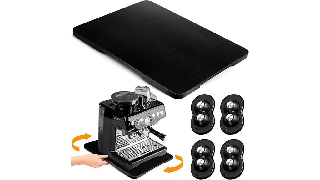 kitchen appliance sliding tray