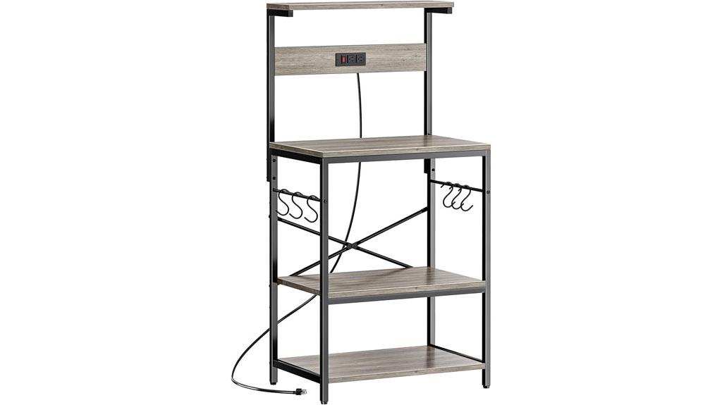 kitchen storage with power