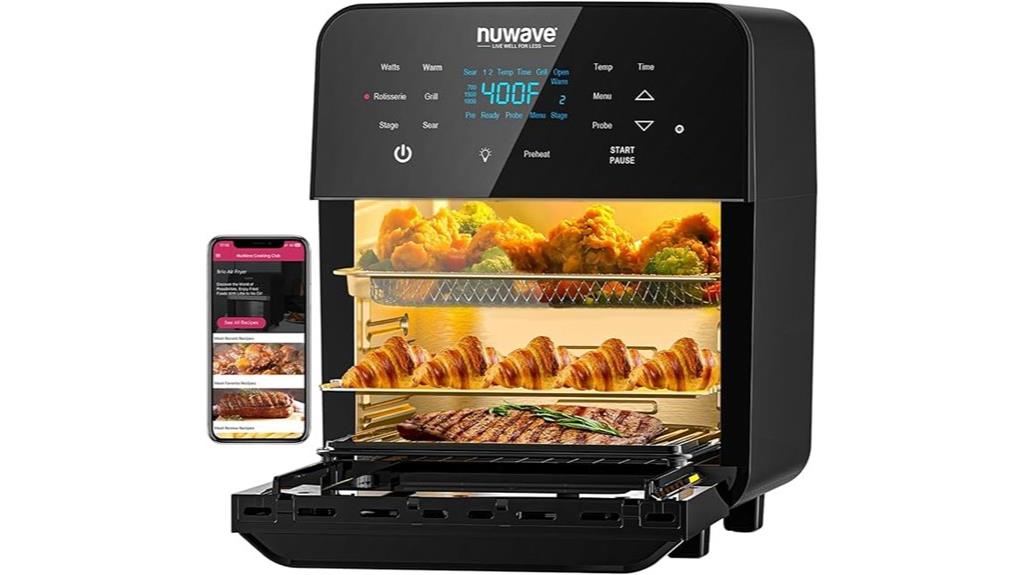 large 15 5 qt air fryer
