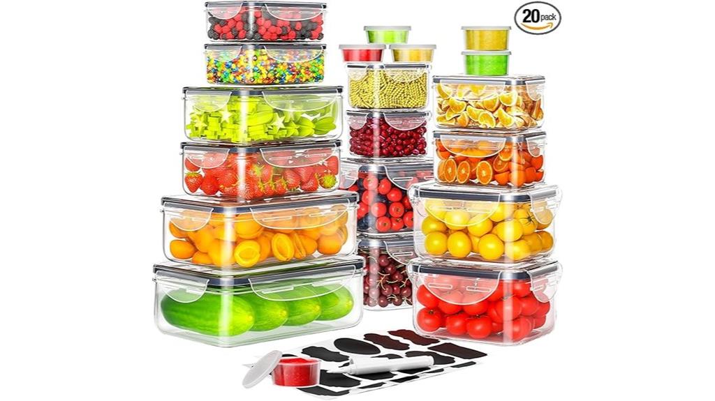 large airtight meal containers