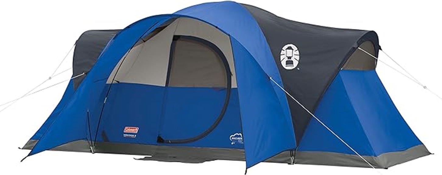 large coleman camping tent