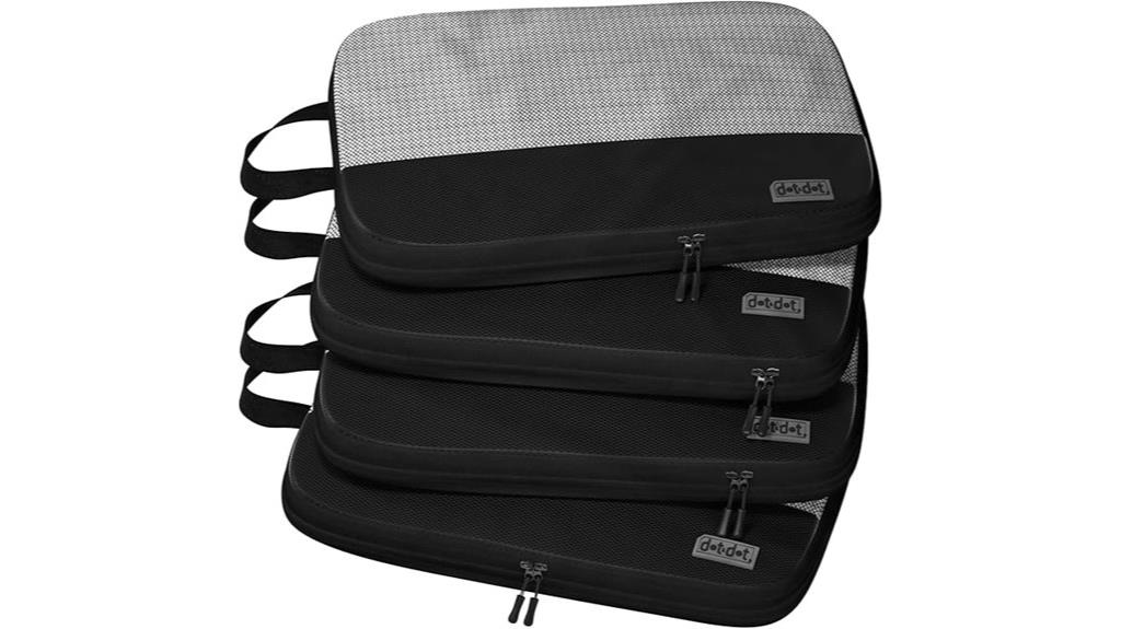 large four piece packing cubes