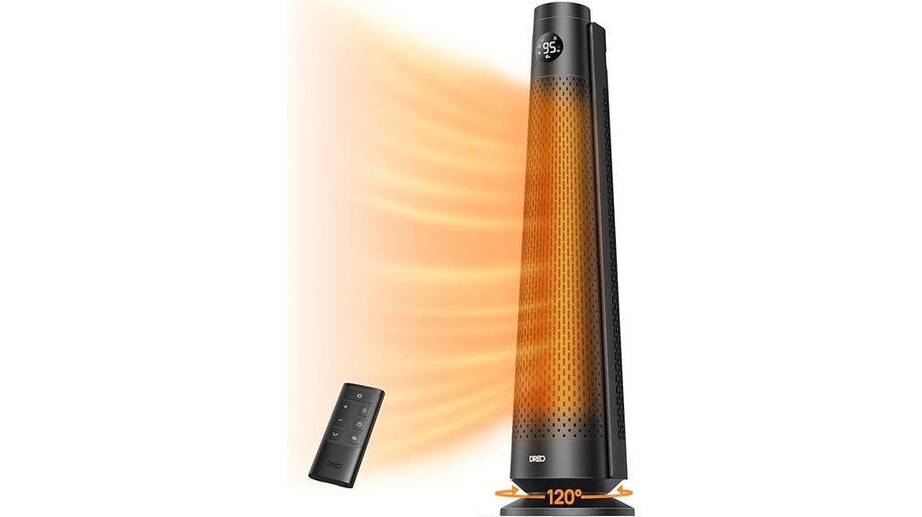 large room heater remote
