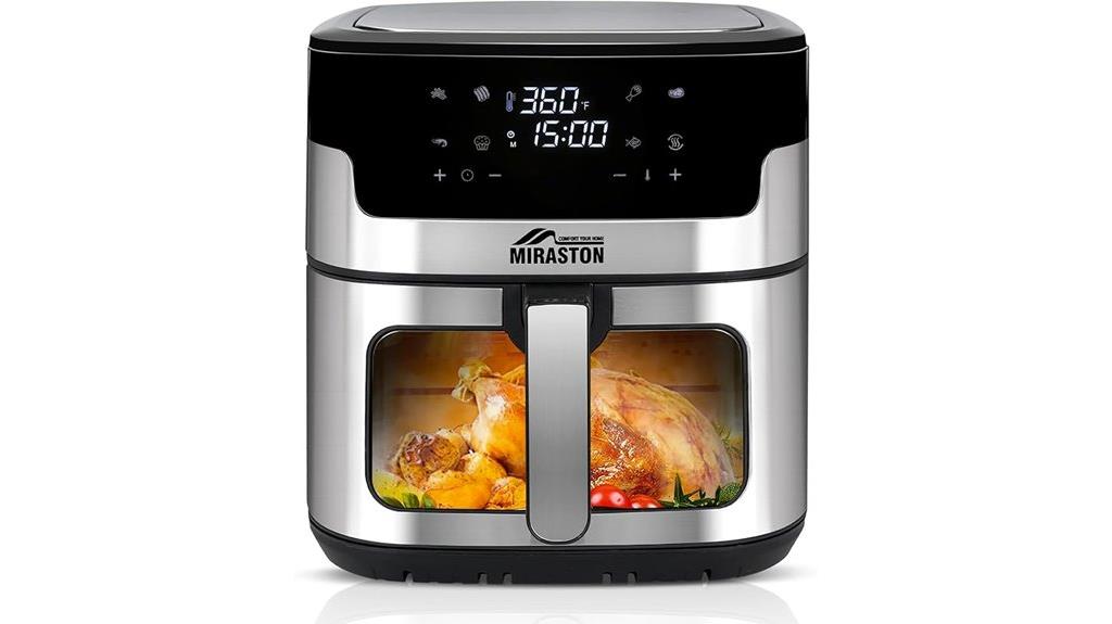 large touchscreen air fryer