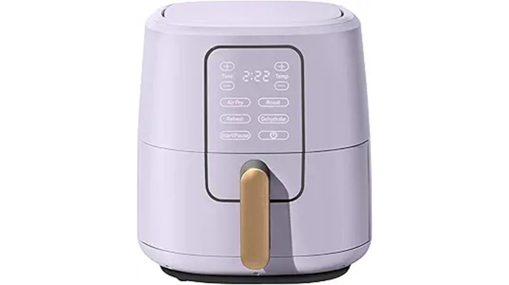 lavender 6 quart air fryer