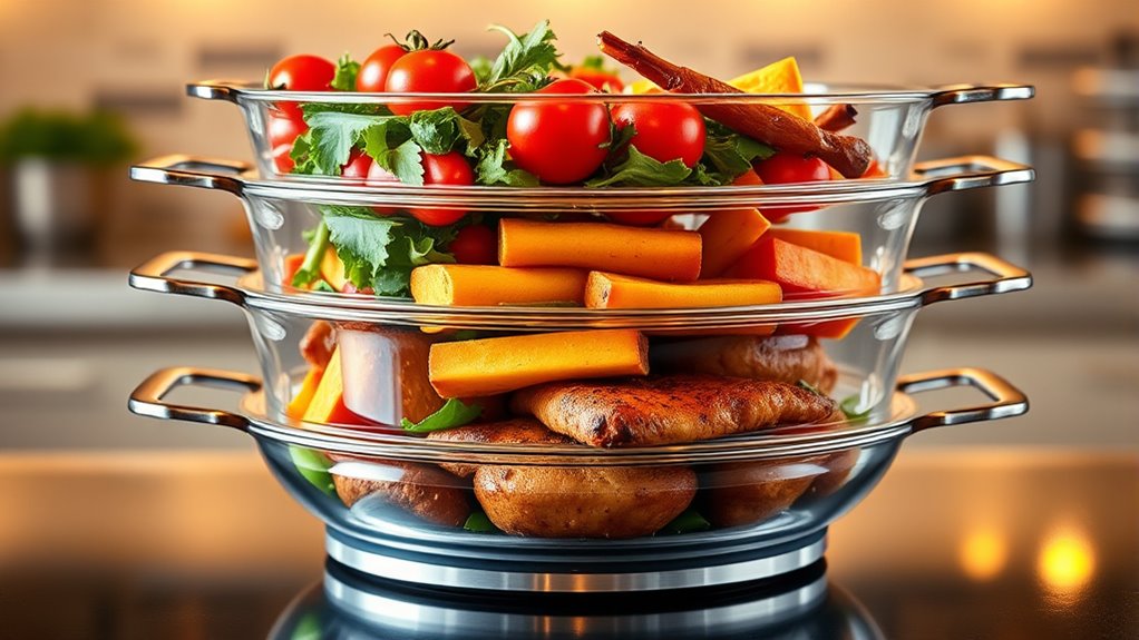 layered efficient customizable meals