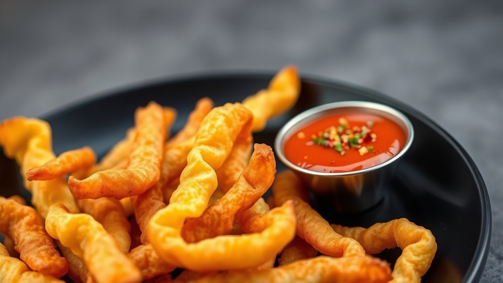 low carb crispy jicama fries