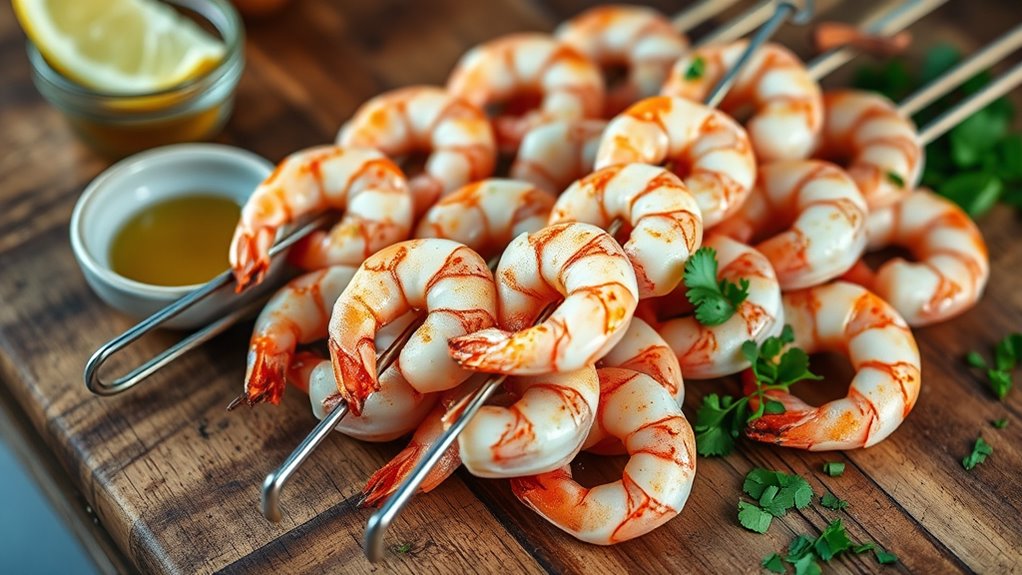 marinate skewer cook serve