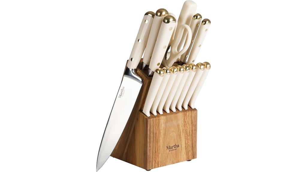 martha stewart knife set