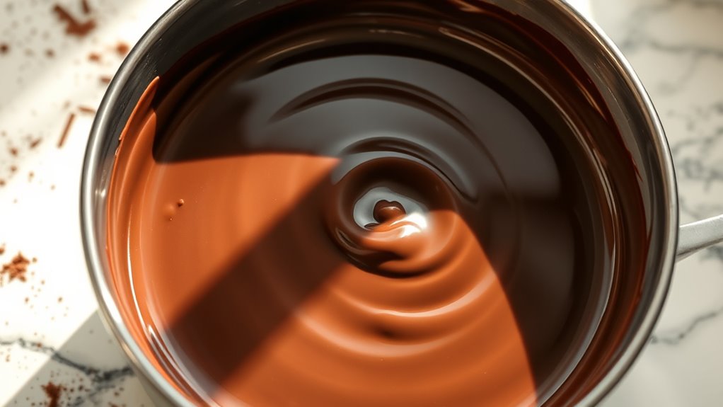 melt whisk mix smoothly